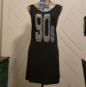90's Tank Style Bling Dress